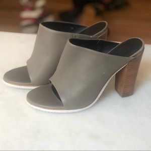 Tibi gray mules
